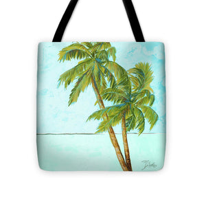 Beach Palm Blue I Tote Bag - Casual Bags