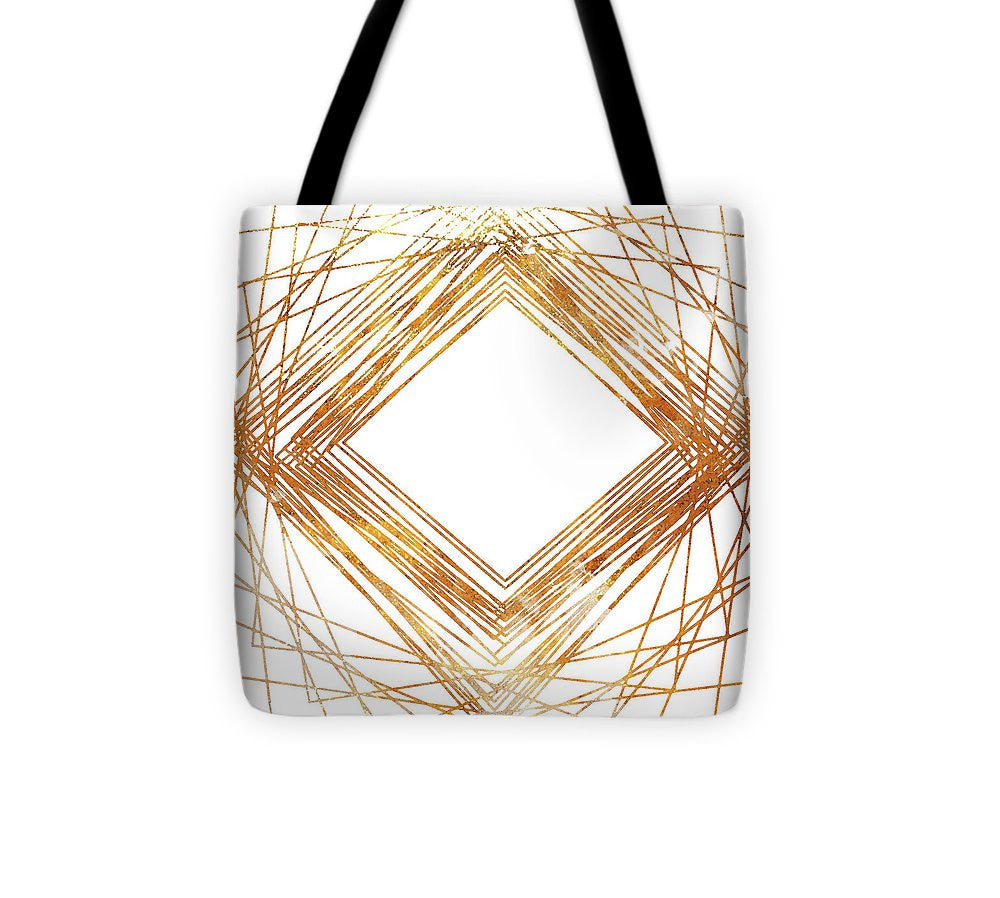 Gold Diamond Tote Bag - Casual Bags