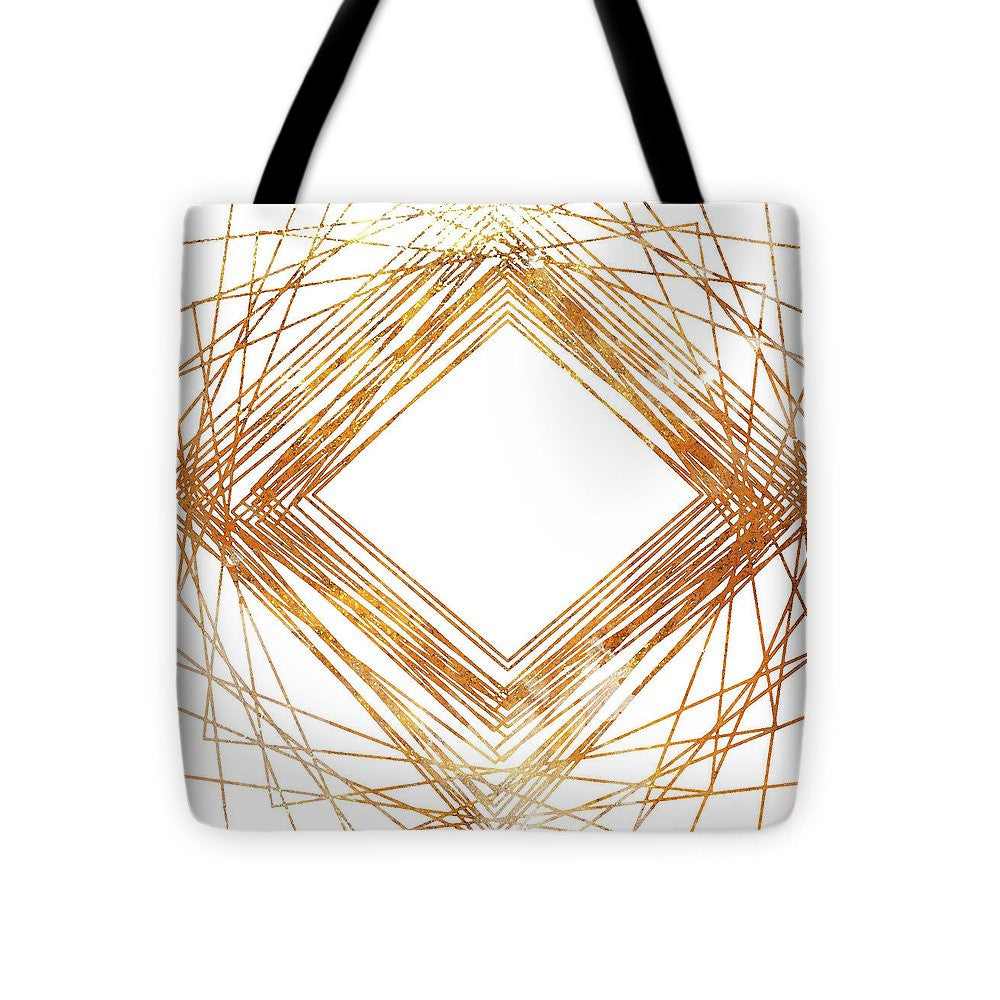 Gold Diamond Tote Bag - Casual Bags