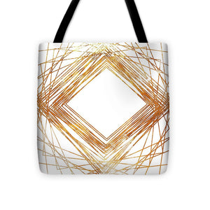 Gold Diamond Tote Bag - Casual Bags
