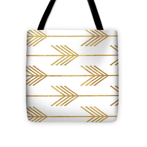 Golden Arrows I Tote Bag - Casual Bags