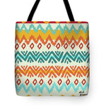 Navajo Mission Round Tote Bag - Casual Bags