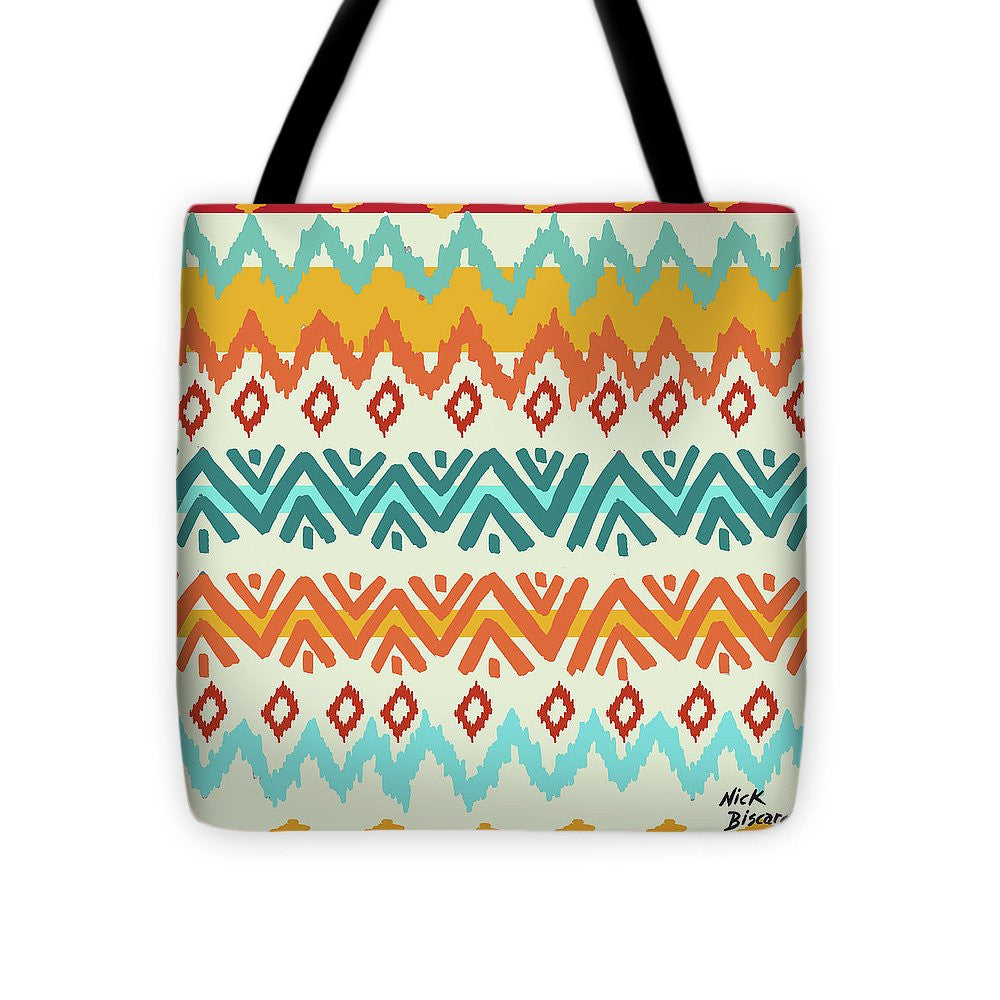 Navajo Mission Round Tote Bag - Casual Bags