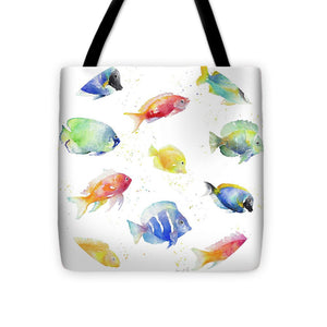 Tropical Fish Round Tote Bag - Casual Bags