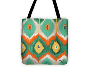 Tropical Ikat II Tote Bag - Casual Bags