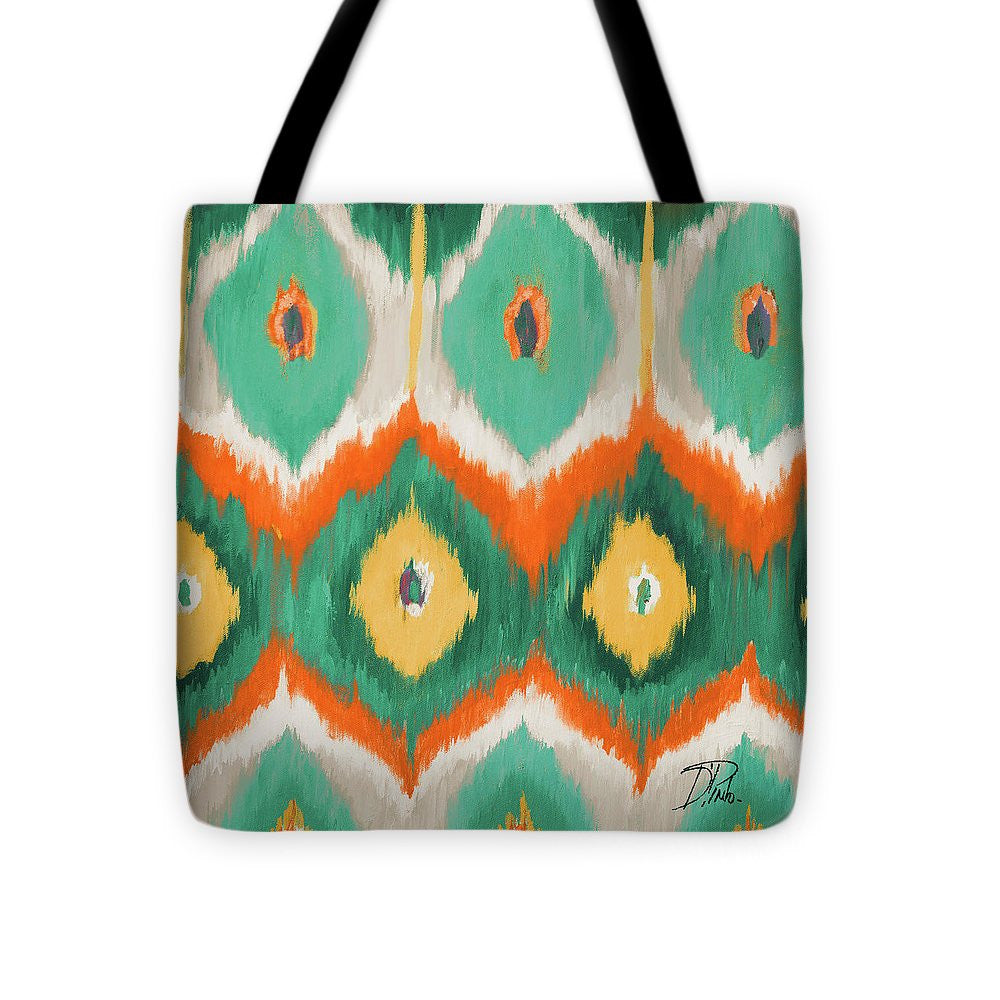 Tropical Ikat II Tote Bag - Casual Bags