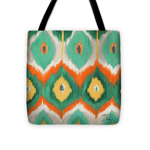 Tropical Ikat II Tote Bag - Casual Bags