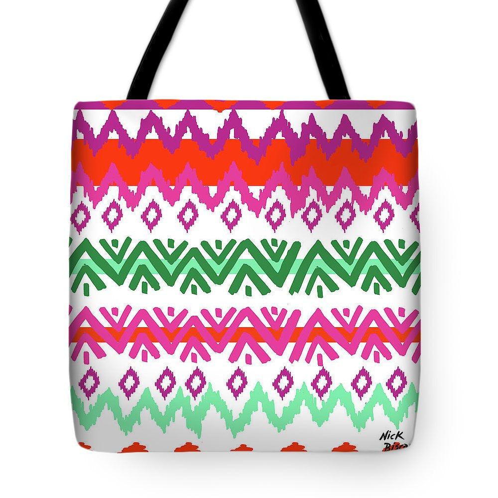 Navajo Mission Round Tote Bag - Casual Bags