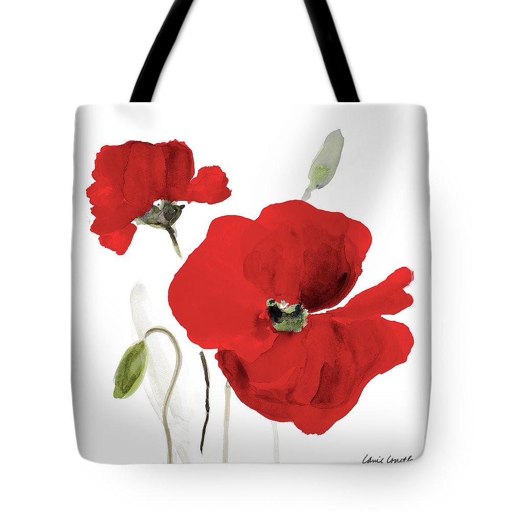 All Red Poppies I Tote Bag - Casual Bags