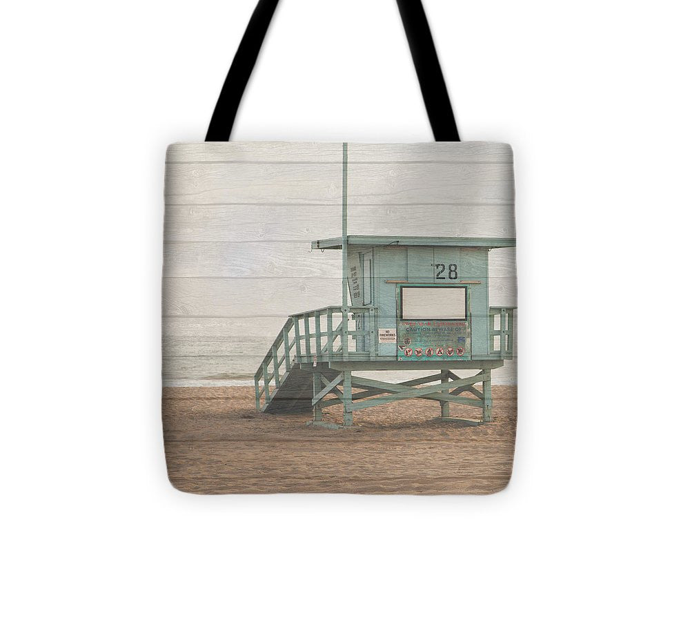 Life Guard White Wash Tote Bag - Casual Bags