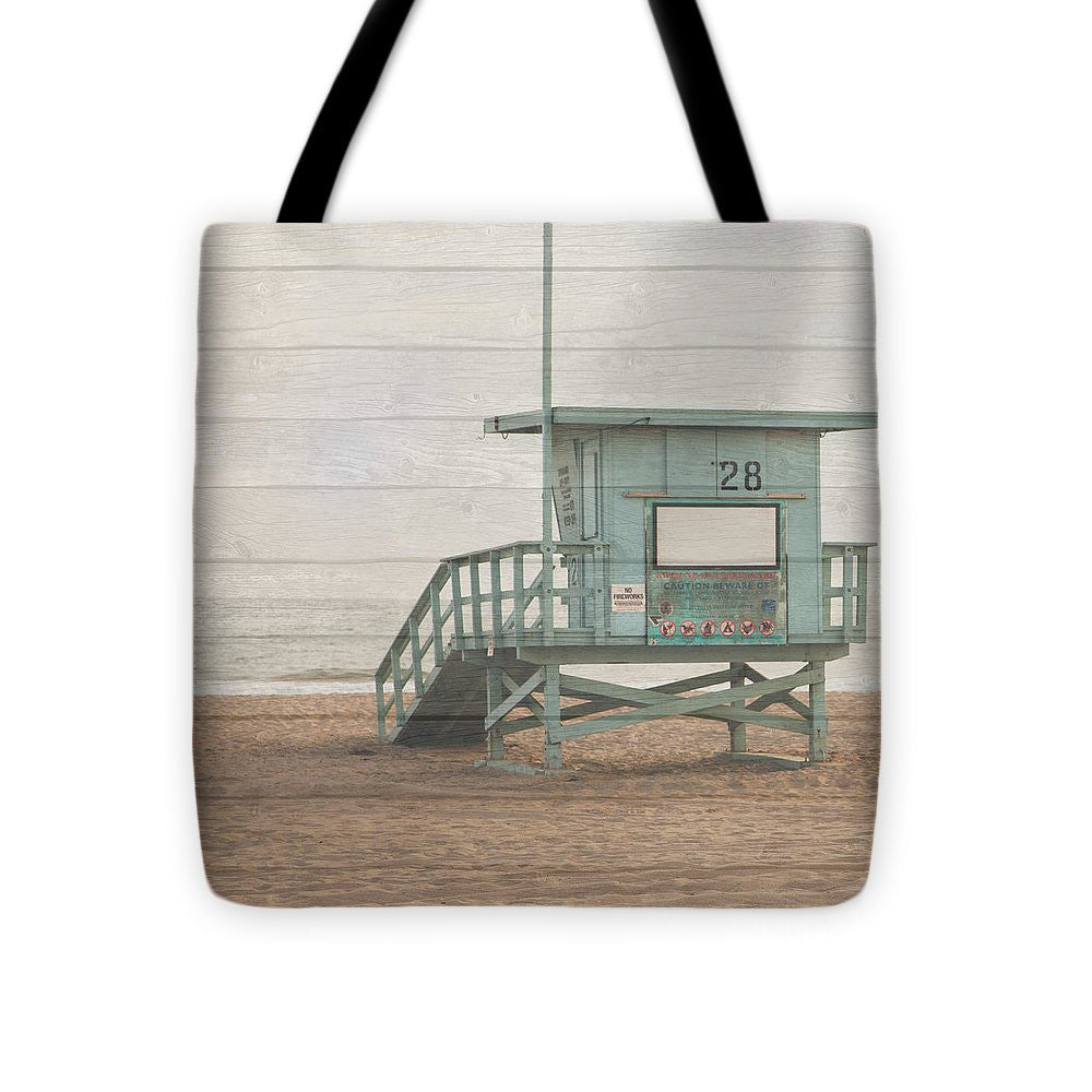 Life Guard White Wash Tote Bag - Casual Bags
