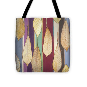 Leaves And Stripes I Tote Bag - Casual Bags