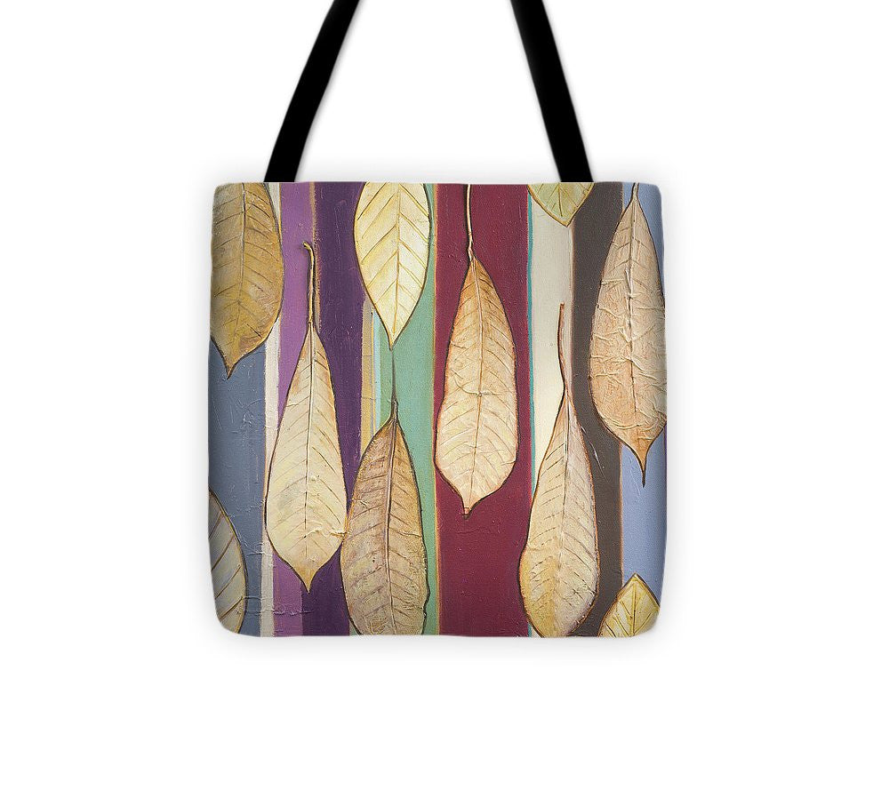 Leaves And Stripes I Tote Bag - Casual Bags