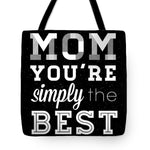 Simply The Best Mom Square Tote Bag - Casual Bags