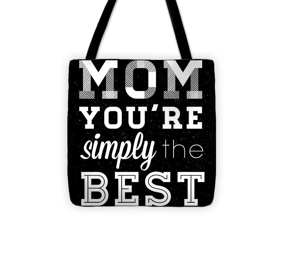 Simply The Best Mom Square Tote Bag - Casual Bags