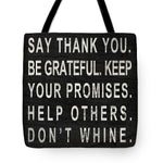 Say Thank You Tote Bag - Casual Bags