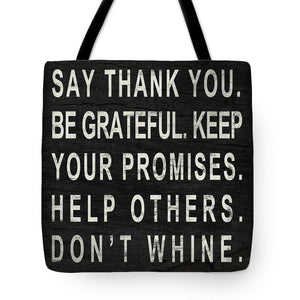 Say Thank You Tote Bag - Casual Bags