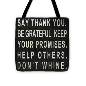 Say Thank You Tote Bag - Casual Bags