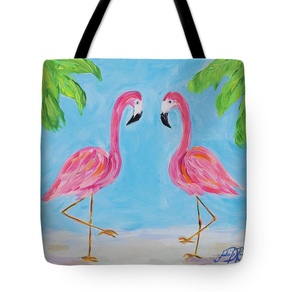 Fancy Flamingos IIi Tote Bag - Casual Bags
