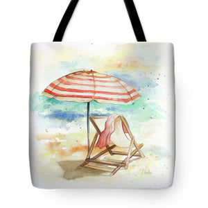 Umbrella On The Beach II Tote Bag - Casual Bags