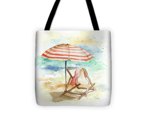 Umbrella On The Beach II Tote Bag - Casual Bags