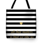 Valentine's Stripe II Tote Bag - Casual Bags